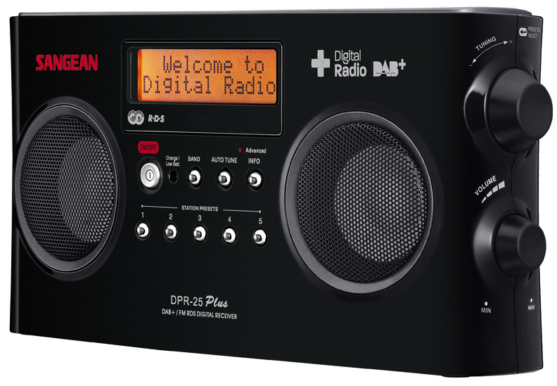 Rood gips Fruitig Sangean DPR-25 zwart DAB+ radio kopen?