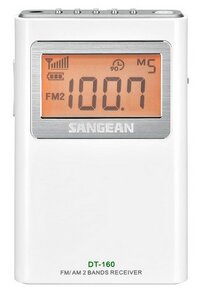 Sangean DT-160 wit zakradio - AM/FM