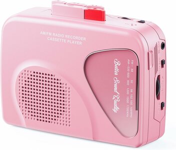 Draagbare cassettespeler T201P - FM/AM radio - Luidspreker - Walkman